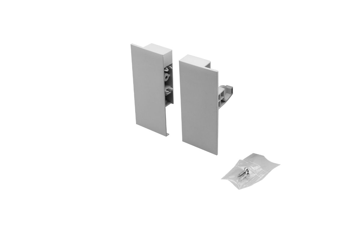 Mocowanie panelu przedniego szuflady wewnętrznej V-BOX 3D SLIM h=95mm, biały