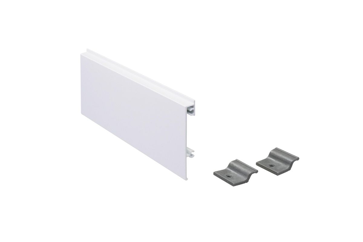 Panel przedni szuflady wewnętrznej do szkła SEVROLLBOX SLIM 3D biały-1,08m