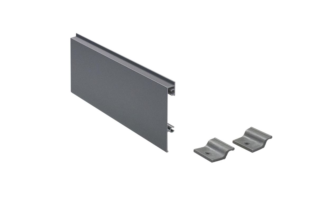 Panel przedni szuflady wewnętrznej do szkła SEVROLLBOX SLIM 3D grafit-1,08m